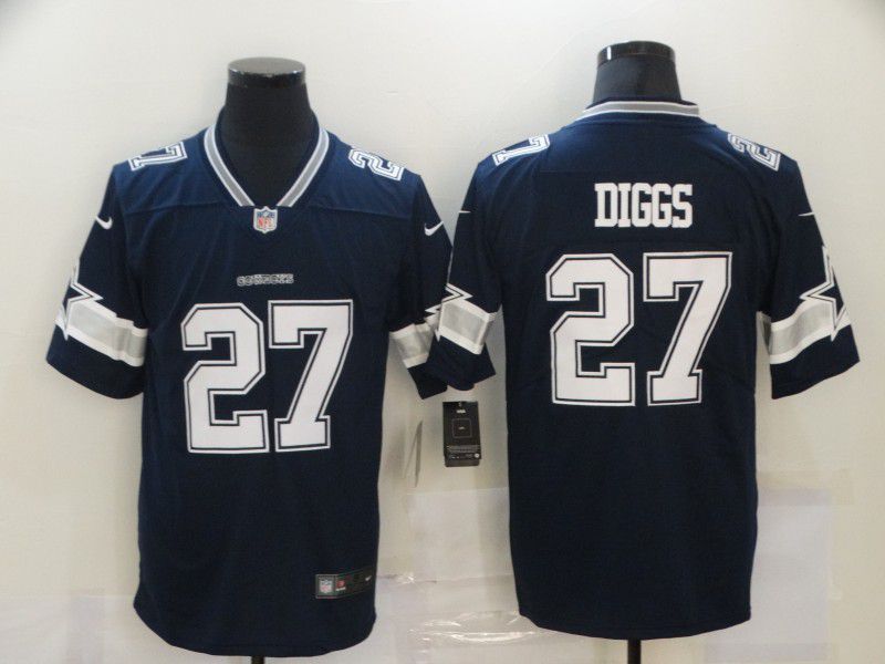Men Dallas Cowboys #27 Diggs Blue Nike Vapor Untouchable Limited 2020 NFL Nike Jerseys